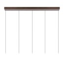 Lucide 24402/30/96 MARGARY závěsné stropní svítidlo LED 5x4,2W | 2300lm | 2700K - kávová