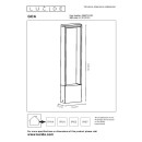 Lucide 28857/61/30 LED venkovní sloupkové svítidlo Goa 1x6,5W | 350lm | 3000K | IP54