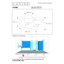 Lucide 30267/02/30 ISOBEL dekorativní nástěnné svítidlo 2xG9 | IP44 - černá, opál