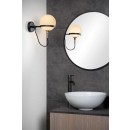 Lucide 30293/01/30 FELINE dekorativní nástěnná lampa 1xG9 | IP44 - černá, opál