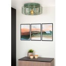 Lucide 45148/45/37 MELOPEE přisazené stropní svítidlo D450mm | 1xE27 - tyrkysová