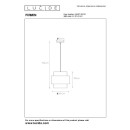 Lucide L454973002 závěsné stropní svítidlo FIRMIN  E27