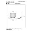 Lucide 45586/20/62 stolní lampička Maloto 1x40W | E27