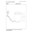 Lucide 45588/01/30 stolní lampička Suzy 1x40W | E14