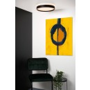 Lucide 79182/18/30 LED přisazené stropní svítidlo Nuria 1x18W | 1440lm | 2700K - černá, stmívatelné