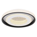 Globo 41290-52 LED stropní svítidlo Lucky 1x52W | 2260lm | 2700-6000K - stmívatelné, dálkové ovládání, noční režim, paměťová funkce, bílá, černá, opál