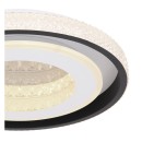 Globo 41290-52 LED stropní svítidlo Lucky 1x52W | 2260lm | 2700-6000K - stmívatelné, dálkové ovládání, noční režim, paměťová funkce, bílá, černá, opál