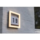 Lutec 5194301118 LED venkovní nástěnná lampa Alice 1x13W | 800lm | 3000K | IP44 - s číslem domu