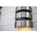 Lutec 5198401001 LED venkovní nástěnná lampa se senzorem pohybu Maya 1x15W | 1000lm | 3000K | IP44 - nerezové provedení