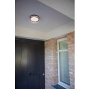 Lutec 6382201118 LED zahradní nástěnná a stropní lampa Rola 13W | 800lm | 3000K | IP54 - černá