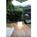 Lutec 6908001331 LED venkovní stolní solární lampička Table Cube 1x1W | 100lm | 3000K | IP44 - přenosná, bílá