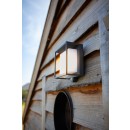 Lutec 6934601118 LED venkovní solární nástěnná lampa se senzorem pohybu Curtis 1x3W | 300lm | 3000K | IP54 - černá