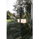 Lutec 7193801118 LED venkovní otočná stojací lampa Cuba 1x23W | 1000lm | 3000K | IP54 - 2 nastavitelné hlavy