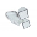 Lutec 7629401331 LED venkovní reflektor se senzorem Peri 1x32W | 3280lm | 5000K | IP54 - inteligentní, 2 nastavitelné hlavy