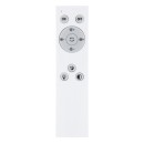 Globo 41759-24 LED stropní svítidlo Manni 1x24W | 1100lm | 2700-6500K - dálkové ovládání, stmívatelné, noční režim, paměťová funkce, černá, bronzová, bílá, opál