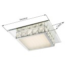 Globo 49355-18 LED přisazené stropní svítidlo Margo 1x18W | 1200lm | 4000K