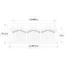 Globo GLB15697-3D přisazené stropní svítidlo MATHILDE  E27