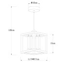 Globo GLB15697H závěsné stropní svítidlo MATHILDE E27