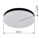Globo GLB12387-18 LED přisazené stropní svítidlo MATTHEW | 12W integrovaný LED zdroj | 800lm | 4000K