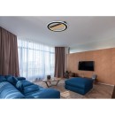 Globo 67268-30 LED přisazené stropní svítidlo Mattia 1x30W | 1781lm | 6500K - opál, hnědá, černá