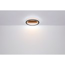 Globo 67268-30 LED přisazené stropní svítidlo Mattia 1x30W | 1781lm | 6500K - opál, hnědá, černá