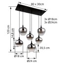 Globo GLB15548-6H závěsné stropní svítidlo MAXY  E27