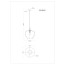 Globo GLB15548H2 závěsné stropní svítidlo MAXY  E27