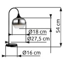 Globo GLB15548T stolní lampička MAXY  E27