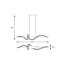 Zuma Line MD3170-1-3GT LED závěsné stropní svítidlo ATHESA | 26W integrovaný LED zdroj | 2700-6000K