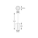 Zuma Line MD3523-1-EBCN závěsné stropní svítidlo NIRA | 40W E14