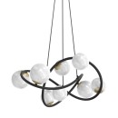 Zuma Line MD4922-8-EBGN závesné stropné svietidlo NISYRO | 3,5W G9