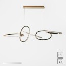 Zuma Line MD7361-5A-EGT LED závěsné stropní svítidlo CHOLET | 56W integrovaný LED zdroj | 3000K