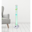 Globo 9016 LED stojací svítidlo Mendoza 9x0,06W | 4lm | RGB - stříbrná