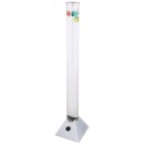 Globo 9016 LED stojací svítidlo Mendoza 9x0,06W | 4lm | RGB - stříbrná