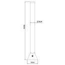 Globo 9016 LED stojací svítidlo Mendoza 9x0,06W | 4lm | RGB - stříbrná