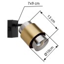 Globo GLB15560-1 nástěnné svítidlo MILLEY E27