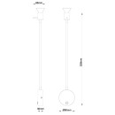 Globo 57310B nástěnné svítidlo Milly 1x35W | GU10 - vypínač na těle, ohebné rameno, černá
