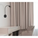 Globo 57311B LED nástěnné svítidlo Milly 1x3W | 180lm | 3000K - vypínač na těle, černá