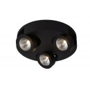 Lucide 33158/14/30 LED stropní svítidlo Lucide Mitrax 3x5W | 1350lm | 3000K - černá