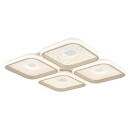 Globo 48097-60 LED přisazené stropní svítidlo MOSAIKO | 55W integrovaný LED zdroj | 2855lm | 2700-6000K | dálkové ovládání | stmívač | béžová
