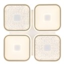 Globo 48097-60 LED přisazené stropní svítidlo MOSAIKO | 55W integrovaný LED zdroj | 2855lm | 2700-6000K | dálkové ovládání | stmívač | béžová