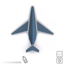 Zuma Line MX3140-1-3XCT LED nástěnné svítidlo SKY | 22W integrovaný LED zdroj | 2700-6000K