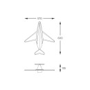 Zuma Line MX3140-1-3XCT LED nástěnné svítidlo SKY | 22W integrovaný LED zdroj | 2700-6000K
