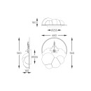 Zuma Line MX4024-1-3WT LED přisazené stropní svítidlo FOCUS | 35W integrovaný LED zdroj | 2700-6000K