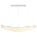 Globo 68524-40 LED závěsné stropní svítidlo KRISTALLA  | 40W integrovaný LED zdroj | 3400lm | 2700-6000K | dálkové ovládání | stmívač | chrom