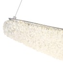 Globo 68524-40 LED závěsné stropní svítidlo KRISTALLA  | 40W integrovaný LED zdroj | 3400lm | 2700-6000K | dálkové ovládání | stmívač | chrom