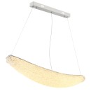 Globo 68524-40 LED závěsné stropní svítidlo KRISTALLA  | 40W integrovaný LED zdroj | 3400lm | 2700-6000K | dálkové ovládání | stmívač | chrom