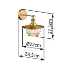 Globo 69030W nástěnné svítidlo Nevis 1x60W | E27