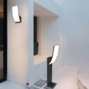 Italux OWL-61916-BK LED venkovní nástěnné svítidlo Natan | 15W LED | 1350lm | 3000K