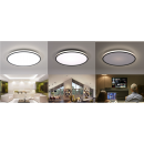 Philips 8719514432024 LED stropní svítidlo Ozziet 1x22W | 2500lm | 4000K - stmívatelné - SceneSwitch, bílá